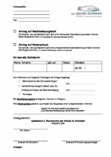 Antrag, Berufsschule, Download